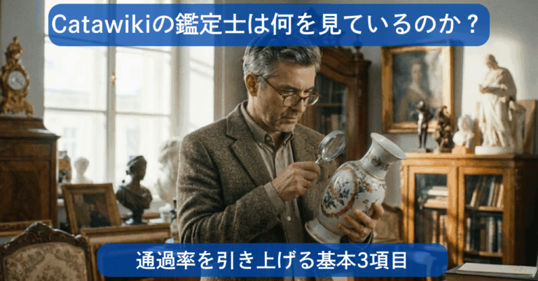 【実践】Catawikiの「審査」を味方につける。ヒロ流・最短パスの鉄則