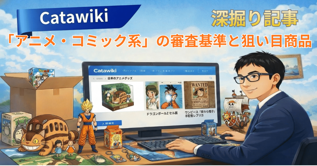 深掘り記事【現役プレーヤーが解説】Catawiki「アニメ・コミック部門」の審査基準と狙い目商品